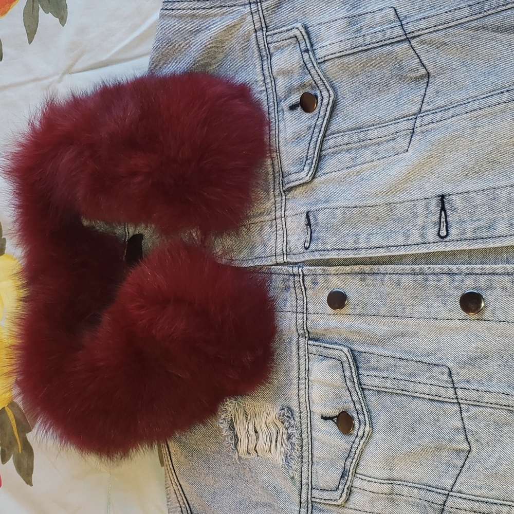 NWT Saks Fith Avenue Jean Jacket